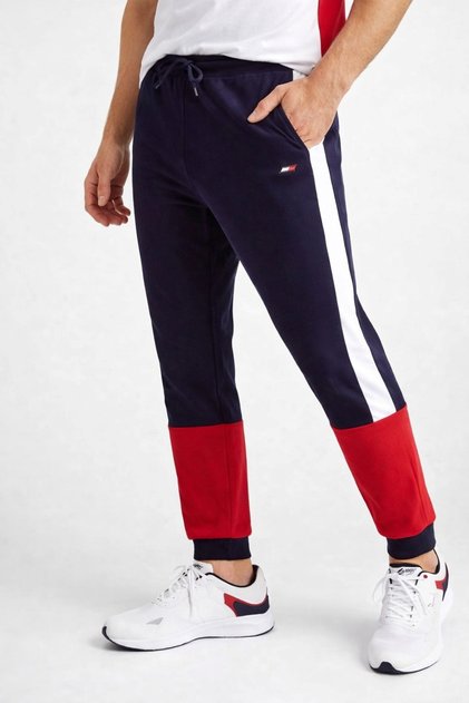 Th Sport Cotton Woven Elastic Leg Men's Tracking Pants