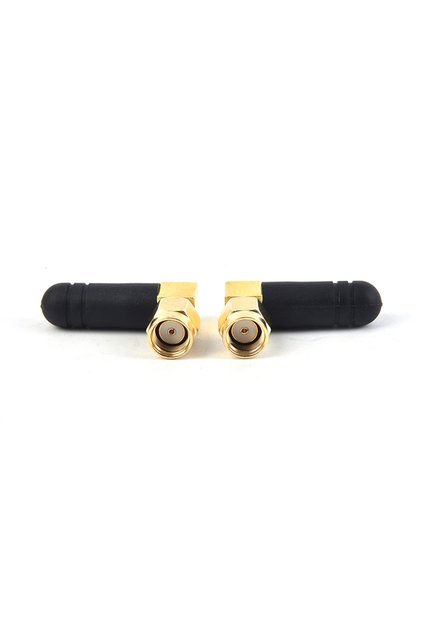 RP SMA-J hole 2PCS Mini 3dBi 2.4ghz WIFI Antenna SMA Male Router Bluetooth Antennas