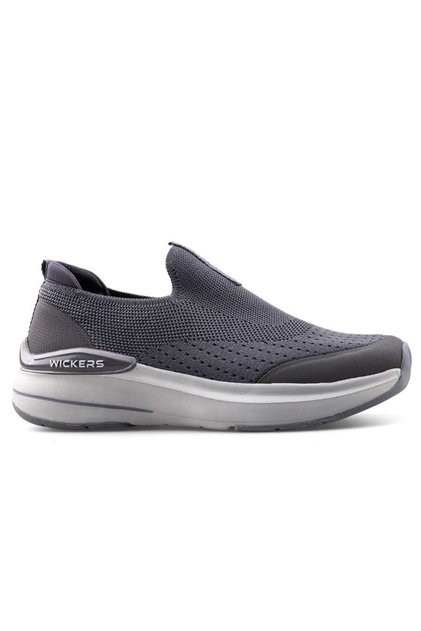 Men's Laceless Knitted Fabric Orthopedic Sole Lightweight Walking Shoes 807