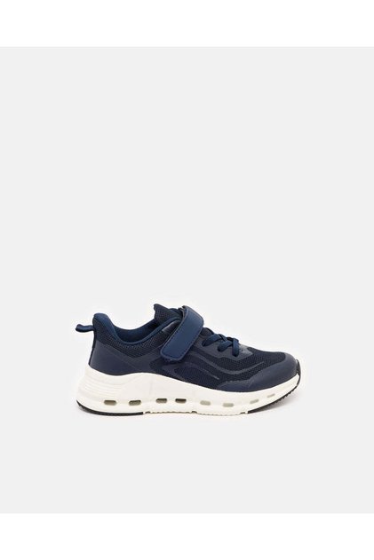 Boys Navy Velcro Trainers