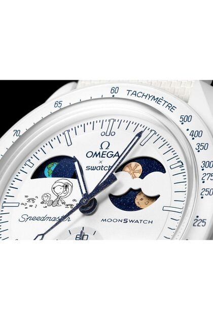 Swatch BIOCERAMIC MOONSWATCH MISSION TO EARTHPHASE - MOONSHINE