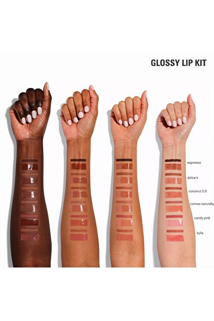 Kylie Cosmetics Kylie Glossy Lip Kit Dudak Kalemi ve Parlatıcı Set
