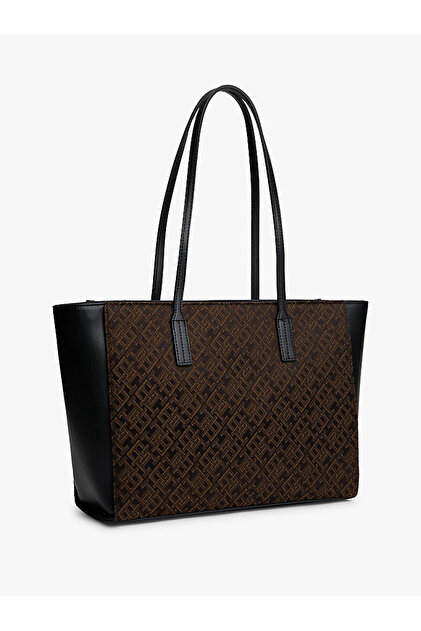 バッグ LATINA Tommy Hilfiger Kadın TH Latam Jacquard Tote Çanta - Fiyatı, Yorumları