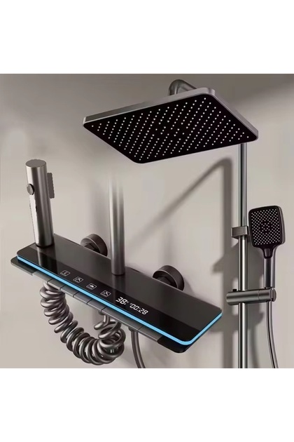 ANTRESİT DIJITAL EKRAN PİYANO FONKSİYONE AKILLI DUŞ SİSTEM BANYO BATARYA ROBOT AMBİYANS BÜYÜK GÖVDE