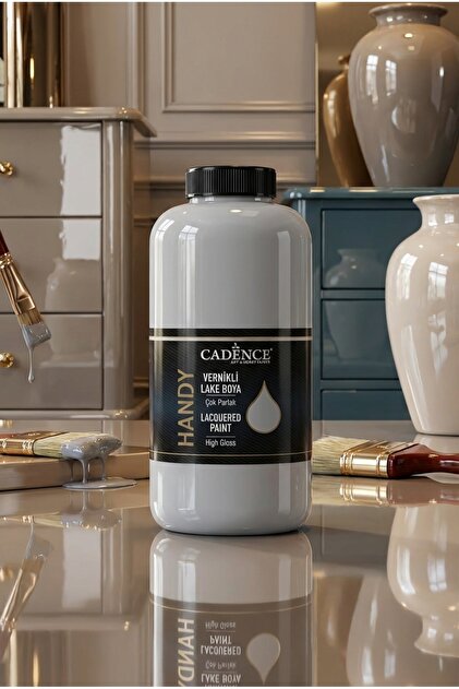 Handy Lake Parlak L056 Gri 2000 ml Boya Tüm Yüzeyler İçin Kokusuz Vernik Gerektirmez
