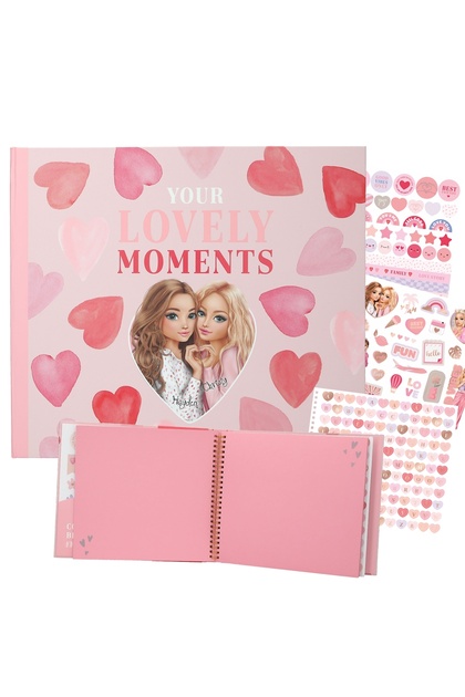 TOPModel DIY Fotoğraf Albümü | 340 Stickerlı Kız Çocuk Hatıra ve Anı Albümü