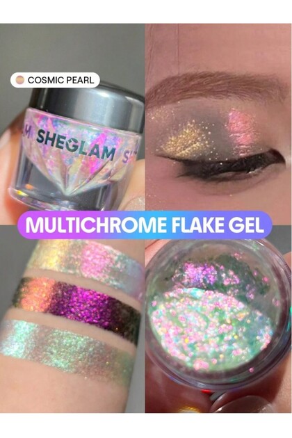 SHEGLAM Chroma Zone Multichrome Flake Gel -Cosmic Pearl -Renk