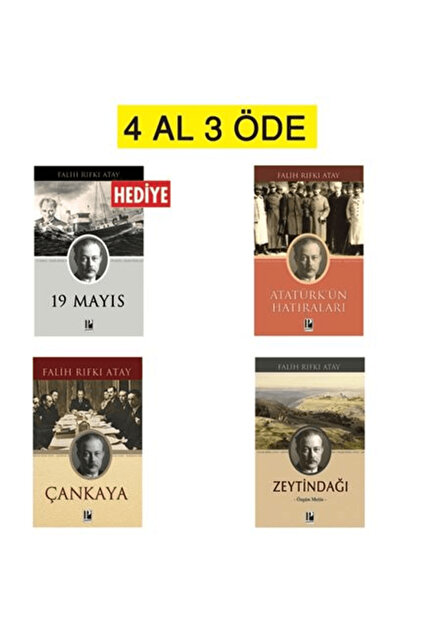 Zeytindağı - Çankaya - Atatürk’ün Hatıraları Seti 4 al 3 öde (1 Kitap Hediye) / 9786051773193