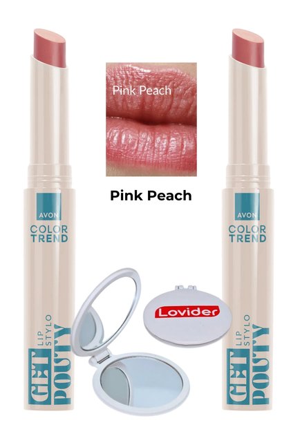 Color Trend Beauty Ruj - Pink Peach 2'li + Lovider Cep Aynası Hediye