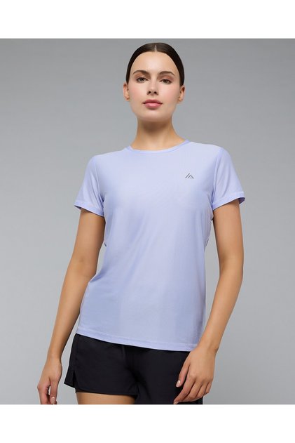 Logo Detail Active T-Shirt With Crew Neck And Short Sleeves