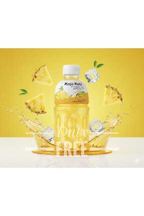 Mogu Mogu Pineapple Flavoured Drink With Nata De Coco 320ml - Drink