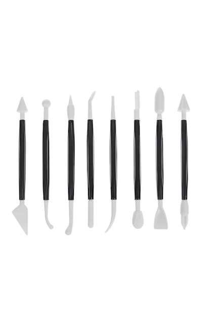Set de 8 instrumente pentru modelat lutul și plastilina
