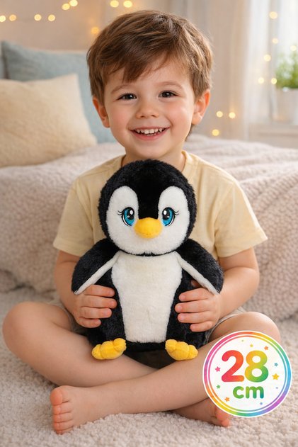28 cm Plush Penguin Toy – Soft Stuffed Cute Penguin Plush Children's Toy