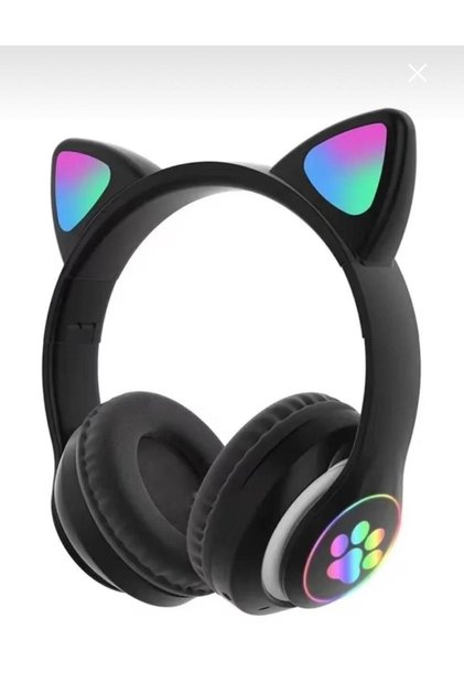 Bluetooth headphones for children, cat ear style