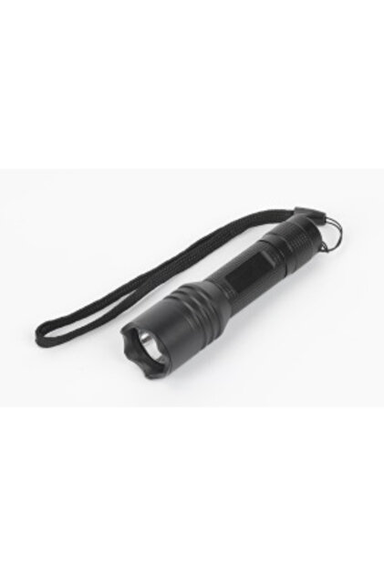 Lanterna Carrefour, aluminiu, 60 lm, Negru