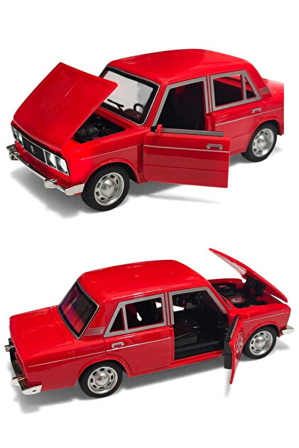 craftivio Lada Vaz 2107 Model Araba 1:24 Ölçek (18cm) Sesli Işıklı