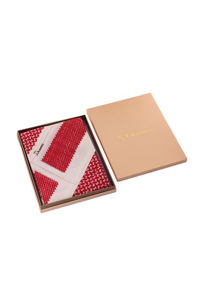 Delbaro Red Modern Shemagh (Gazelle Blood)