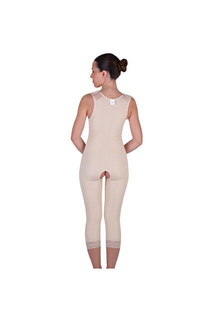 Post-Liposuction Knee Tightening Shapewear Front Hook Closed Back Corset