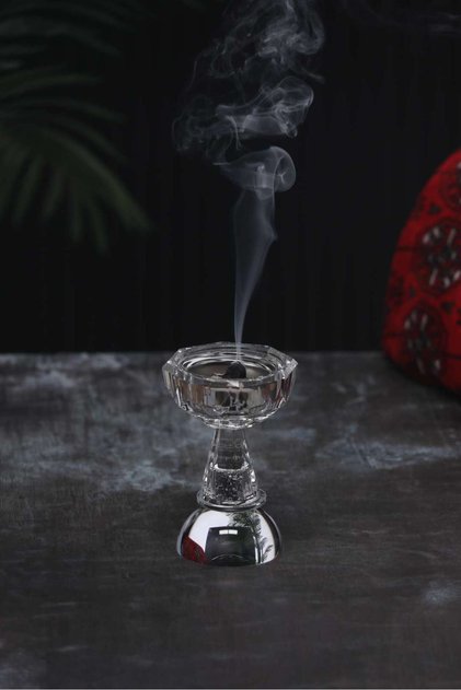 مبخرة زجاجية كريستالية فاخرة