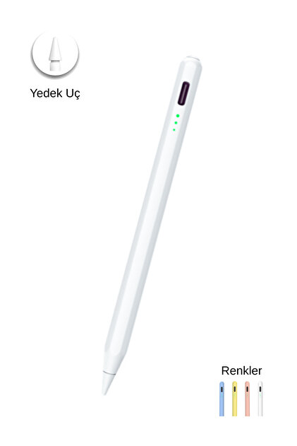 iPad Compatible Children's Active Touch Tablet Pen with Tilt Sensitivity and Palm Rejection