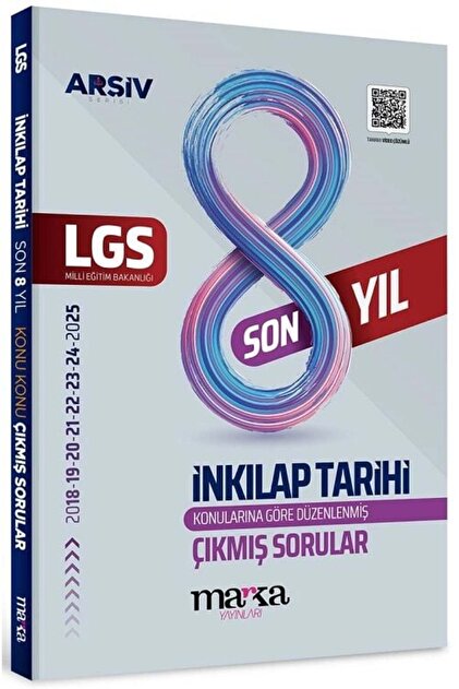 Marka Yayınları LGS İNKILAP TARİHİ ve ATATÜRKÇÜLÜK Son 8 Yıl