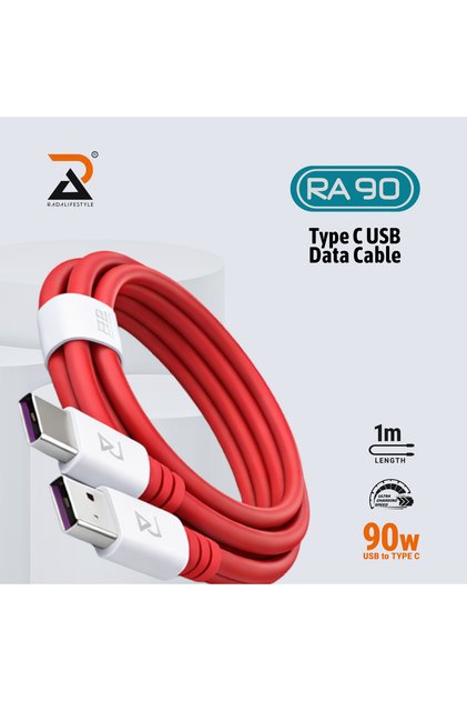 RA90- USB to Type C 9A-90w 1m