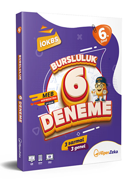 Hiper Zeka 2026 6. Sınıf 6 Deneme Bursluluk İOKBS | 3 Sarmal & 3