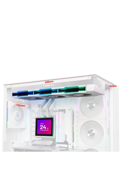 Lian Li HydroShift II LCD-S 360TL Beyaz Sıvı Soğutucu (G89