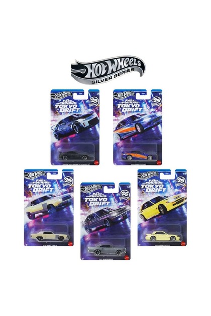 HOT WHEELS Silver Series - 25. Yıl F&F Tokyo Drift 5li Set