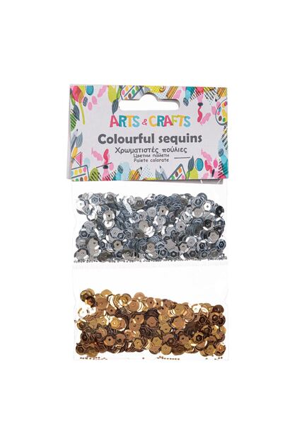 Materiale de artizanat pentru creații handmade, 25 bucăți, 0.5cm – mărgele, paiete