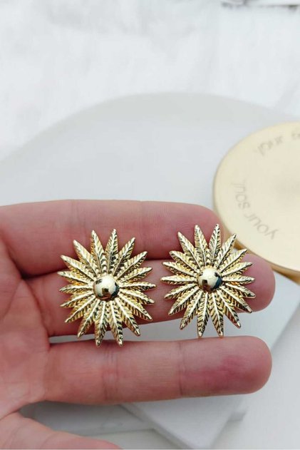 Iconic Daisy Gold Earrings
