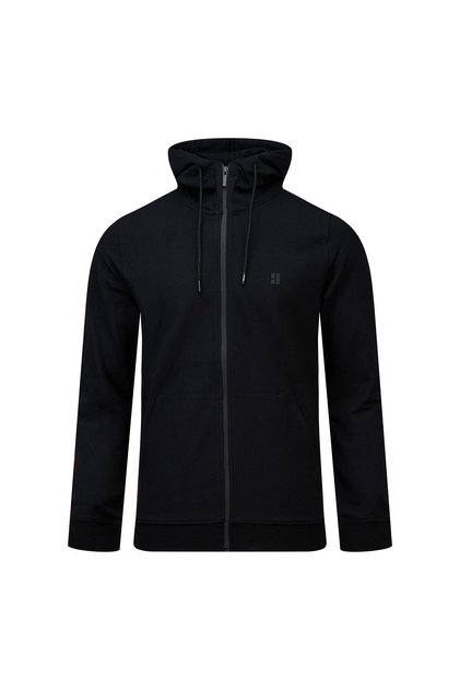 Black Regular Fit Cotton Hooded Sweatshirt