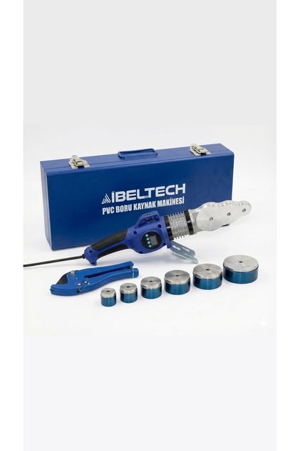 1000W Dijital Ekranlı Pprc Plastik Boru Kaynak Makinası - 6 Paftalı Tam Set (20-63mm)