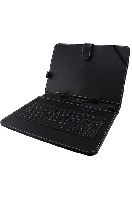 EK125 MADERA Tastatura+Geanta pentru Tablet 10,1"|Negru|Piele ecologica