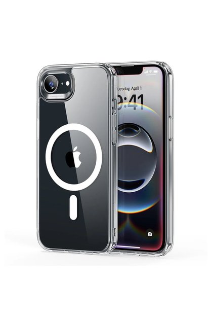 Carcasă pentru iPhone 16e, Classic Hybrid HaloLock Slim, Transparentă