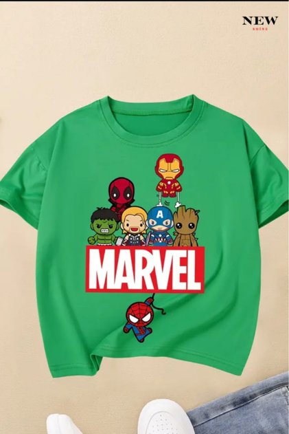 Marvel Printed Unisex Children's T-Shirt