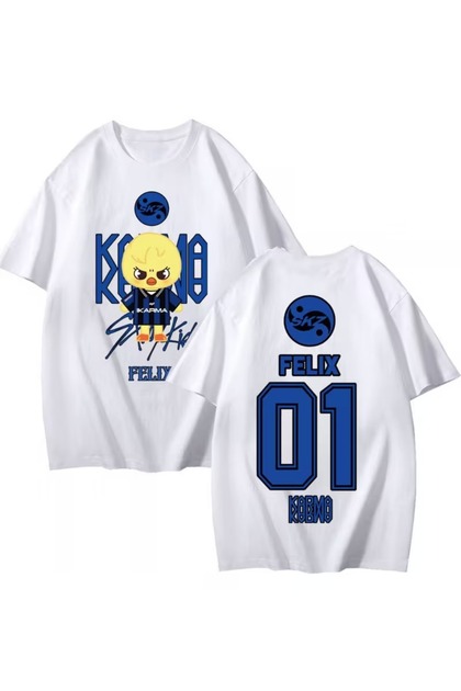 Touz Moda Stray Kids Karma Baskılı Unisex Oversize T-Shirt