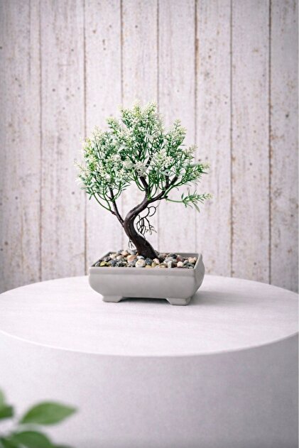 Çiçek Beyaz bonsai ağacı yapay - Fiyatı, Yorumları