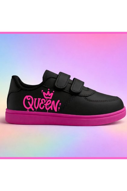 Printed Children's Sports Shoes with Band Sneaker
