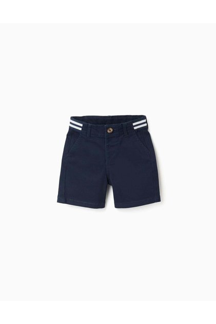 CHINO SHORTS TWILL, DARK BLUE, 6/9M