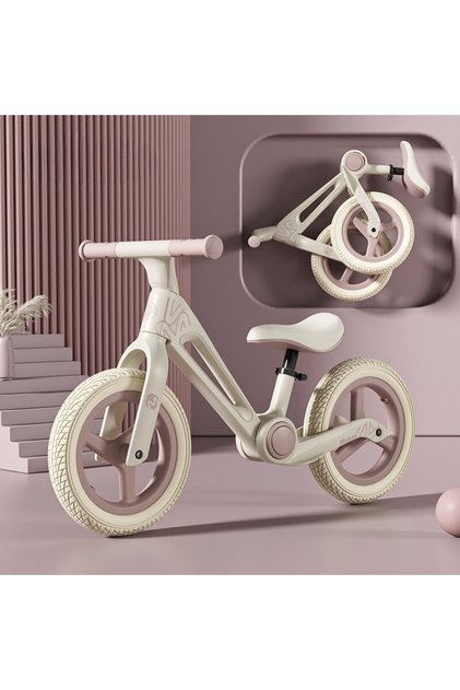 Bicicletă de echilibru pentru copii, Qova®, pliabilă pentru depozitare ușoară, cadru ultraușor, design ergonomic