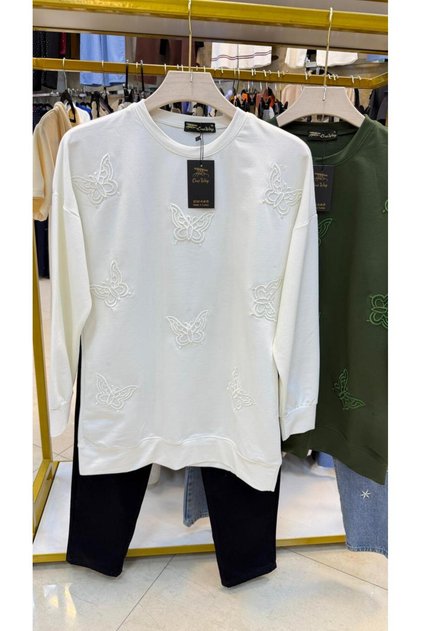 Long cotton blouse
