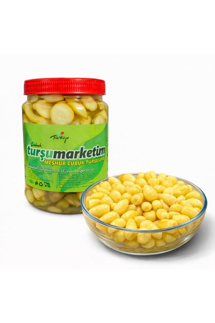 Doğal Çubuk Tombul Biber Turşusu(Biberiye) | Ev Yapımı Turşu 1 Kg
