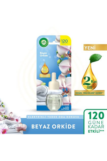 Elektrikli Oda Kokusu Yedek Şişe Beyaz Orkide