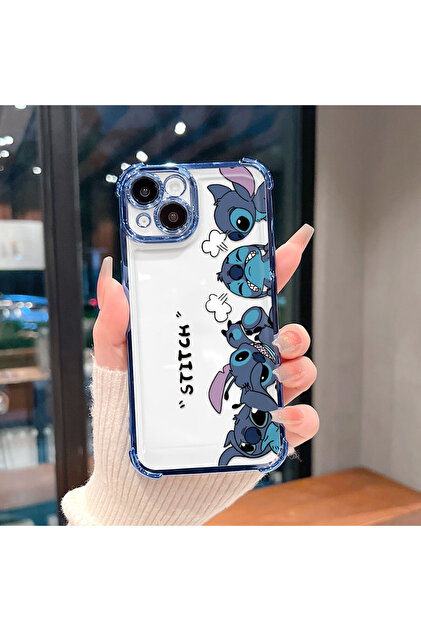 CASEVIBE iPhone 14 Pro Compatible Cartoon Stitch Pattern Shatter-Resistant Phone Case- Trendyol CASEVIBE iPhone 14 Pro Compatible Cartoon Stitch Pattern Shatter-Resistant Phone Case- Trendyol
