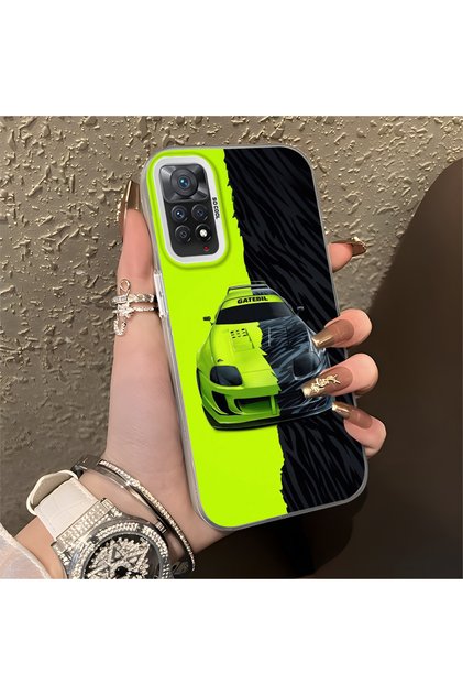 Lambo Pattern Anti-Fall Slim Hard Case Compatible with Redmi Note 11 Pro