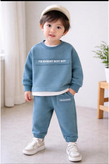 Fın Mament Best Boy Printed Baby Set