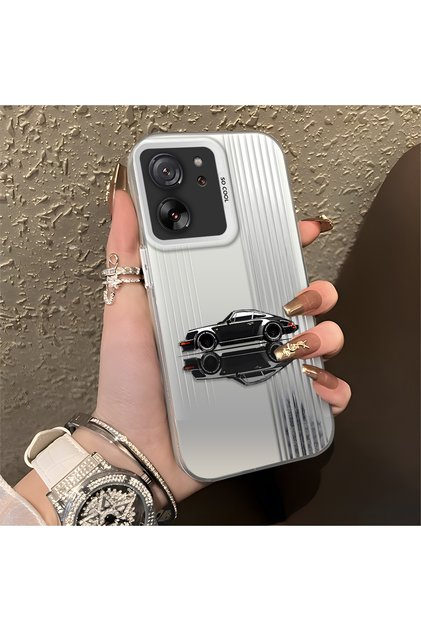 Sports Car Pattern Anti Fall Slim Hard Case Compatible with Mi 13T/Mi 13t Pro