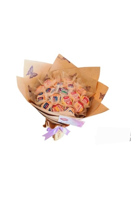 Buchet dulce Bucuria din 19 praline de ciocolata