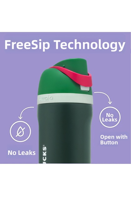 Starbucks Owala + Pipetli Termos Featured Green Water Bottle